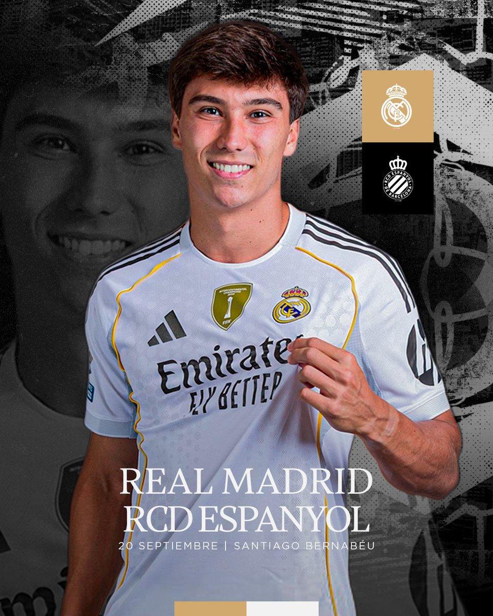JorgeRaulPaz's tweet image. 🙌 ¡DÍA DE PARTIDO! 🙌
Real Madrid 🆚 RCD Espanyol

🕰️ 08:15 GMT
🏟️ Estadio Santiago Bernabéu
#️⃣ #LaLiga
👉#RMARCD