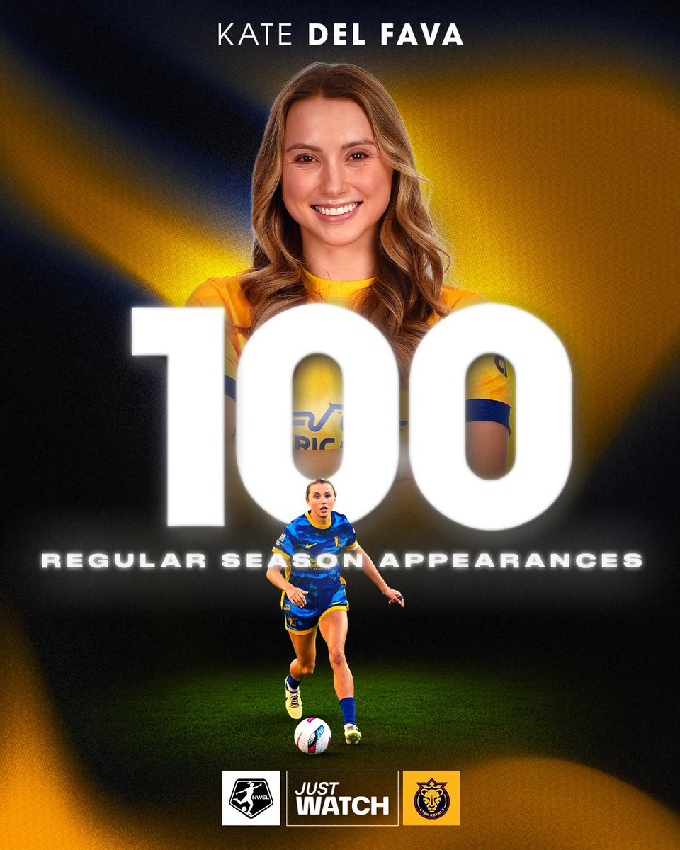 Kate Del Fava hits 💯 NWSL games!