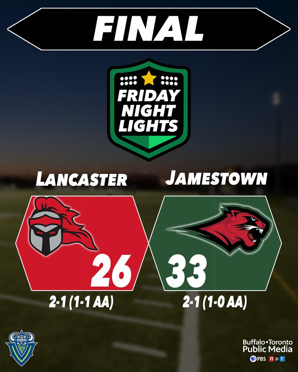 A comeback for the ages at Strider Field: Jamestown erases a 13-point deficit in the final 1:44 to defeat Lancaster, snapping a 10-game losing streak to the Legends. #InstantClassic 🏈