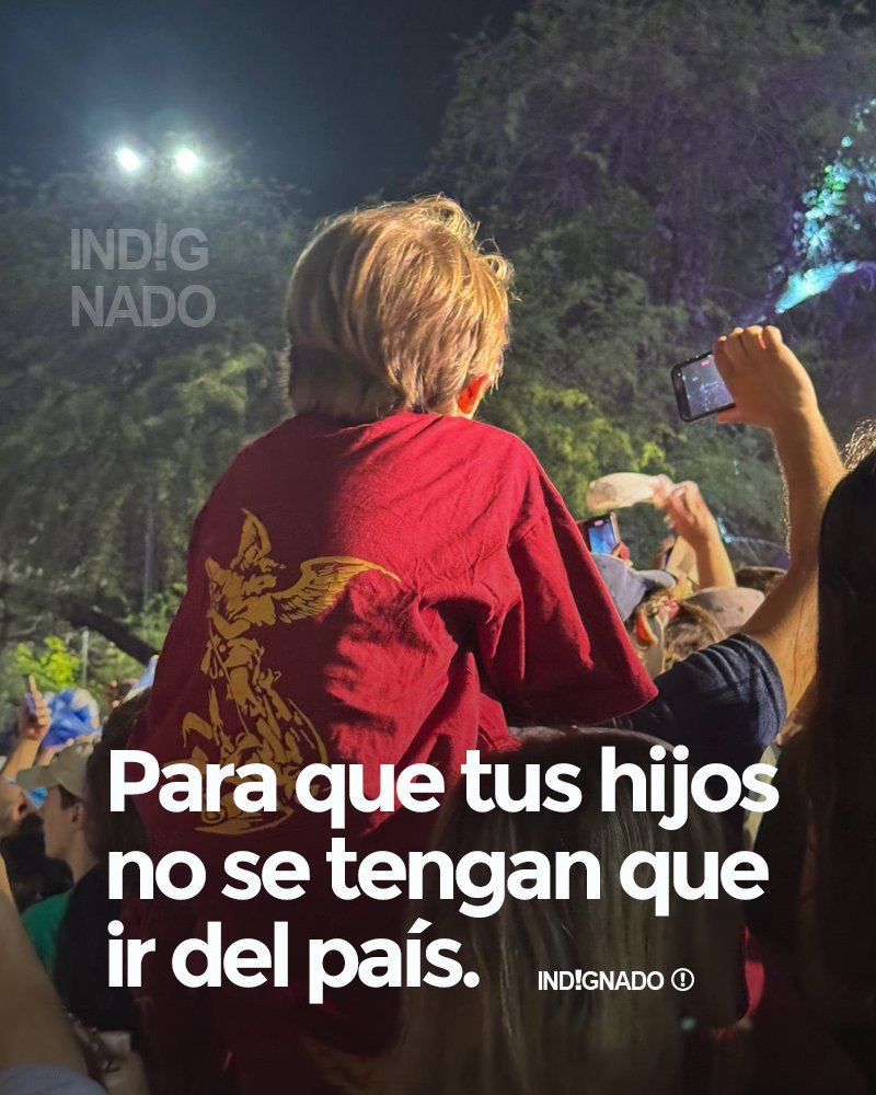 Voto a Milei porque no quiero que mis hijos se vayan del país. RT y deja tu "Si" si vos también queres lo mismo.  #QueElEsfuerzoValgaLaPena