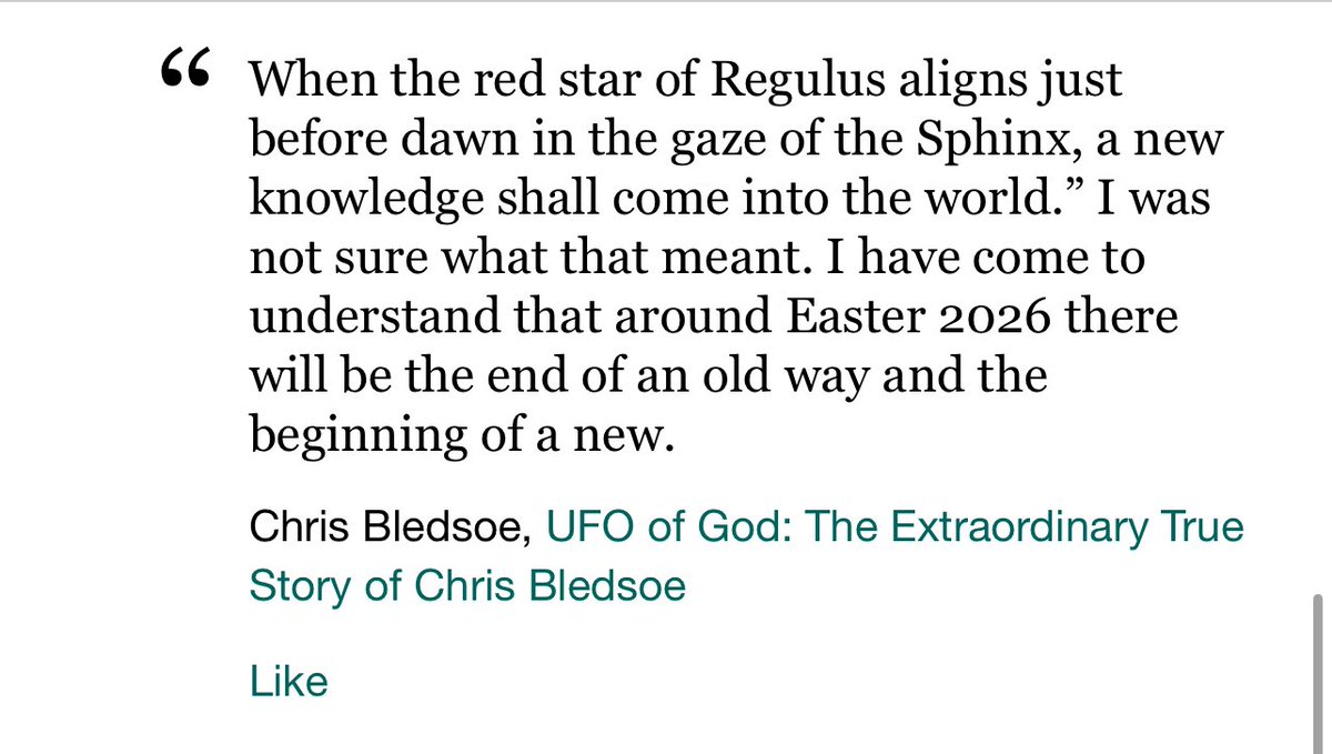 chrisbledsoeufo's tweet image. Quote: from my Book 
UFO of GOD