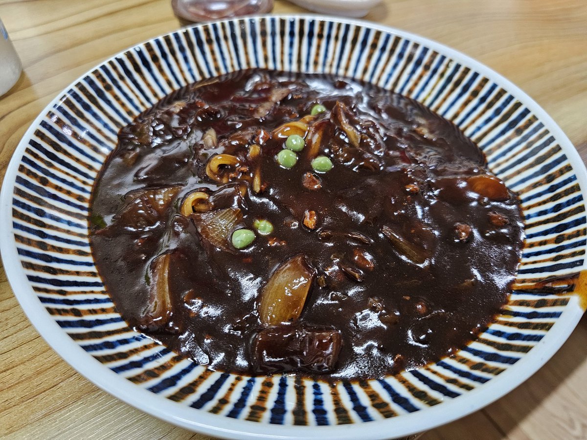 우중 벌초 후 짜장면