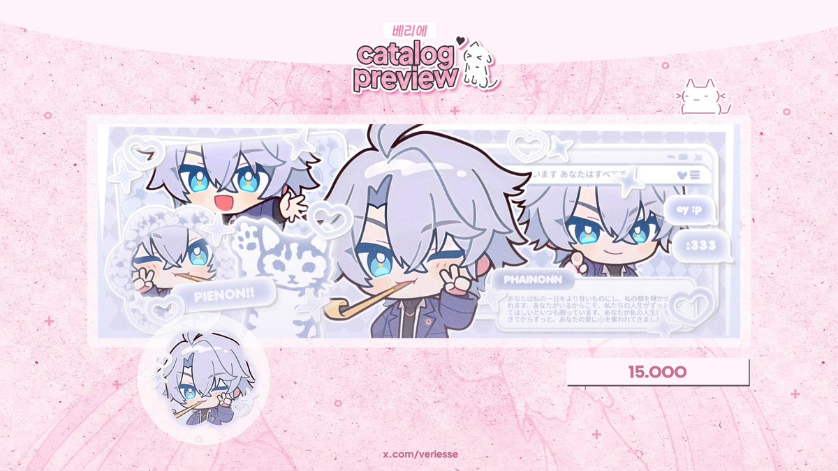 reposts are very much appreciated ☁️

aku ada 4 layout phainon chibi nih, prici tertera di pict ya bisa langsung dm aja kalau mau take :3

[ #zonajajan #zonauang ]