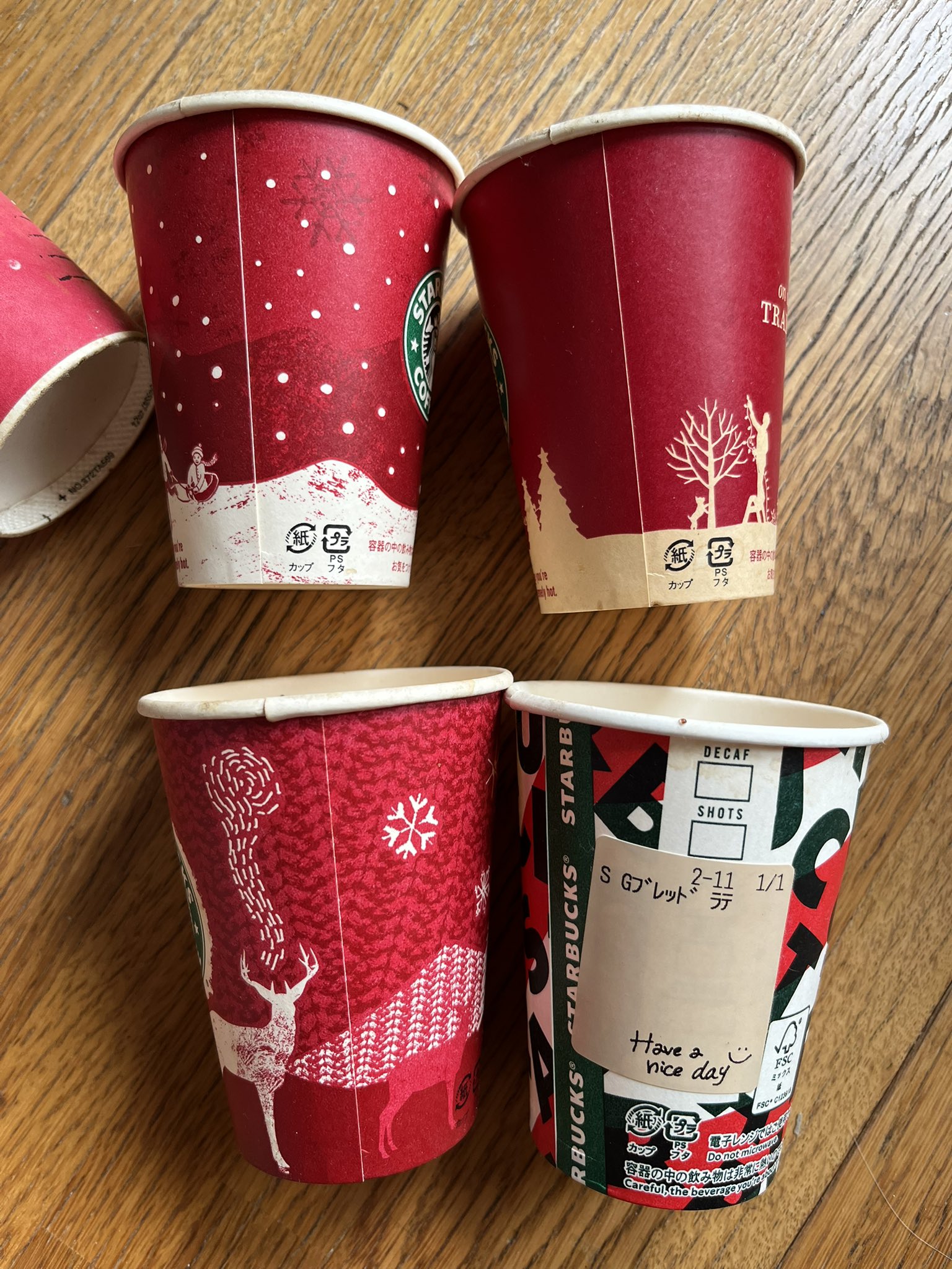STARBUCKS　スターバックス　ホリデーカップ　2016　未使用　未記入　② スターバックス STARBUCKS ホリデー 2024 ステンレス タンブラー