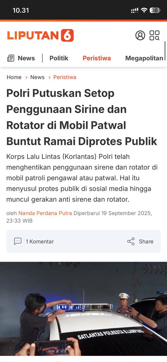 akhirnya polusi sosial berhenti