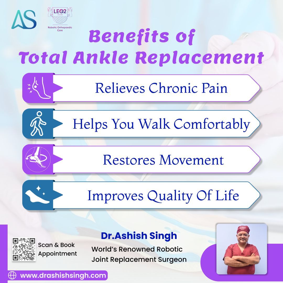 Bone_Specialist's tweet image. Struggling with ankle pain?

Total Ankle Replacement can help you move freely and live pain-free.
Discover the benefits and regain your active lifestyle!

#TotalAnkleReplacement #PainRelief #WalkComfortably #OrthopedicCare #LifestyleTips #AJRCPatna #OrthopedicCare #StayActive