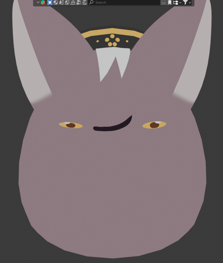 Editing_Bug's tweet photo. He can make funny faces now! Also finished my rigging course and it helped me even more than I expected. Just need to set up the basic controllers and tweaks for the rest of the body. https://t.co/dbAJbJAd5D