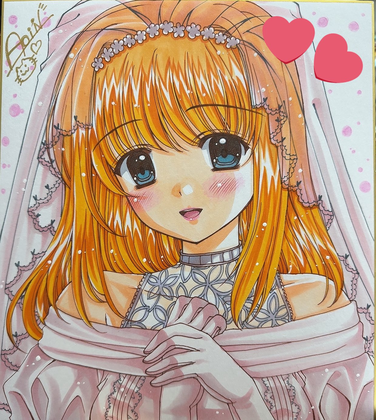 8/17までトモ　★西又葵さん★ 直筆原画 🌼西又 葵・画業30周年記念個展開催🌸】 2000年 9月8日初原画を