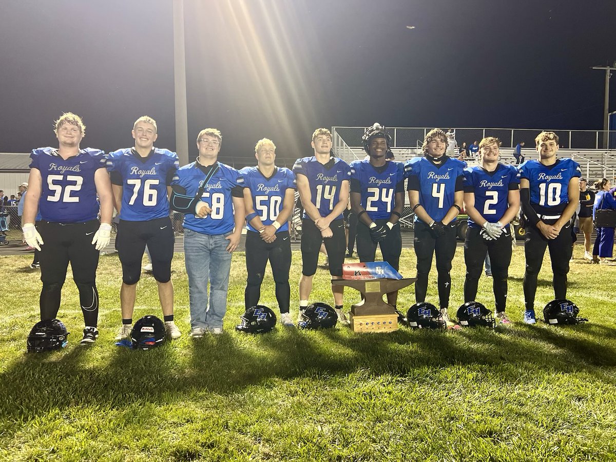 EH retains the Plowshare &amp; Anvil by defeating Knightstown 58-20!