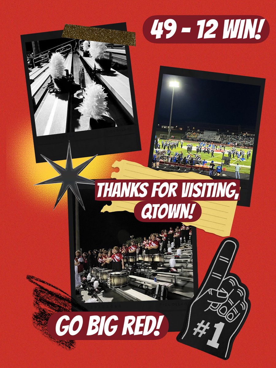 Thanks for visiting, Qtown! Great show!
#TunedIn25 #soudertonbigredmarchingband