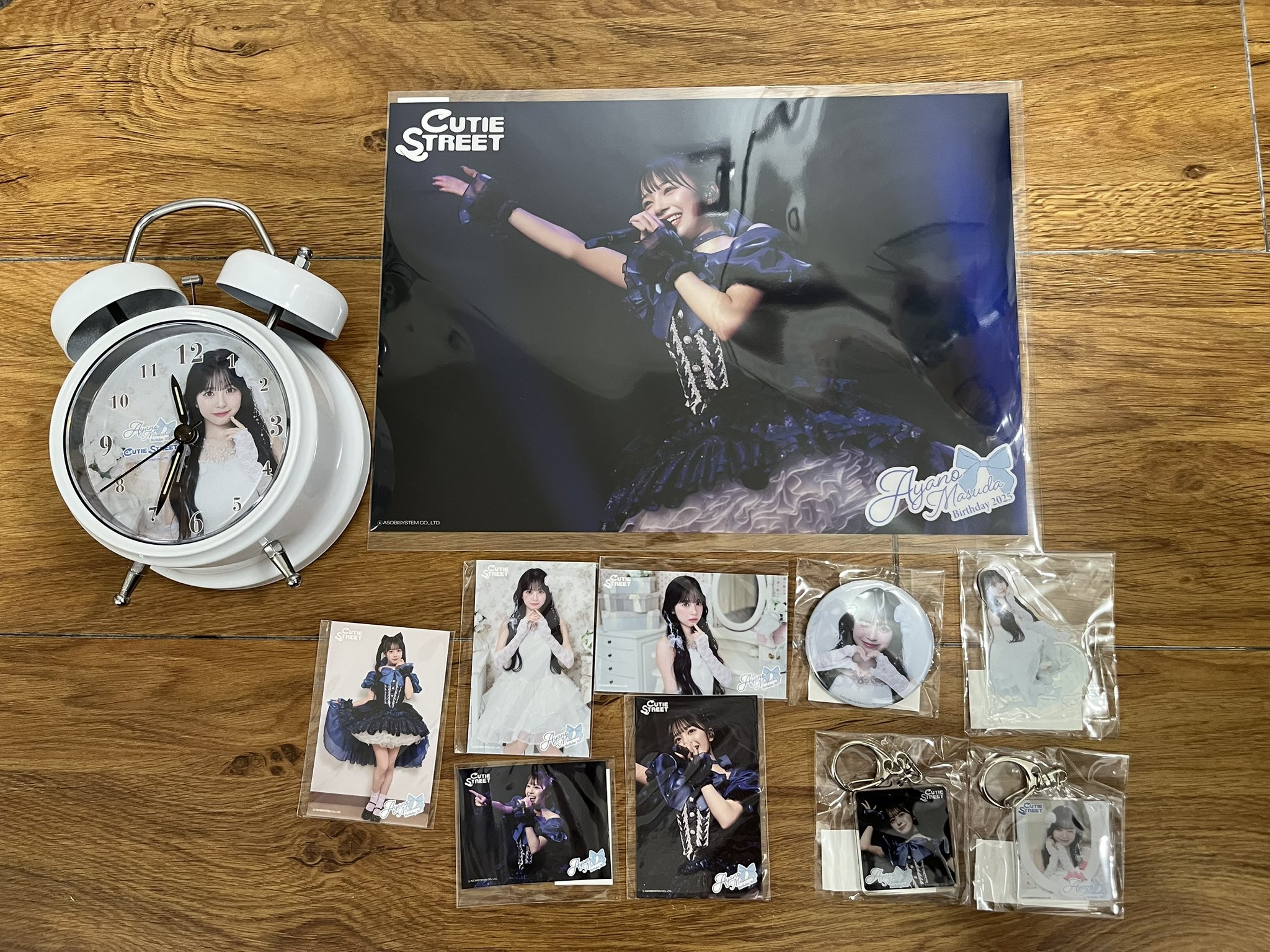 CUTIE STREET 増田彩乃 生誕すきくじB賞 ボイス入り目覚まし時計