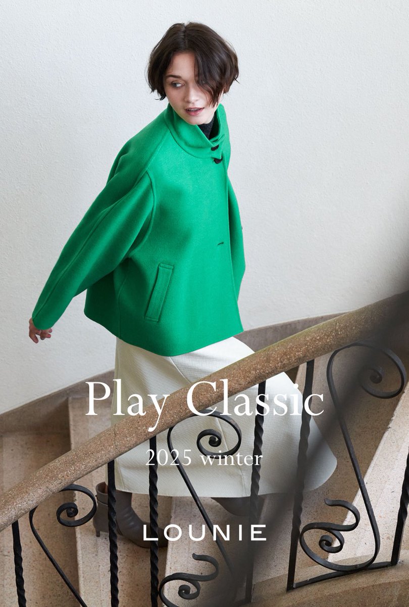 【にゃん】【新品未使用】LOUNIE ポンチョアウター&ブラウス LOUNIE（ルーニィ）公式サイト／公式オンラインストア