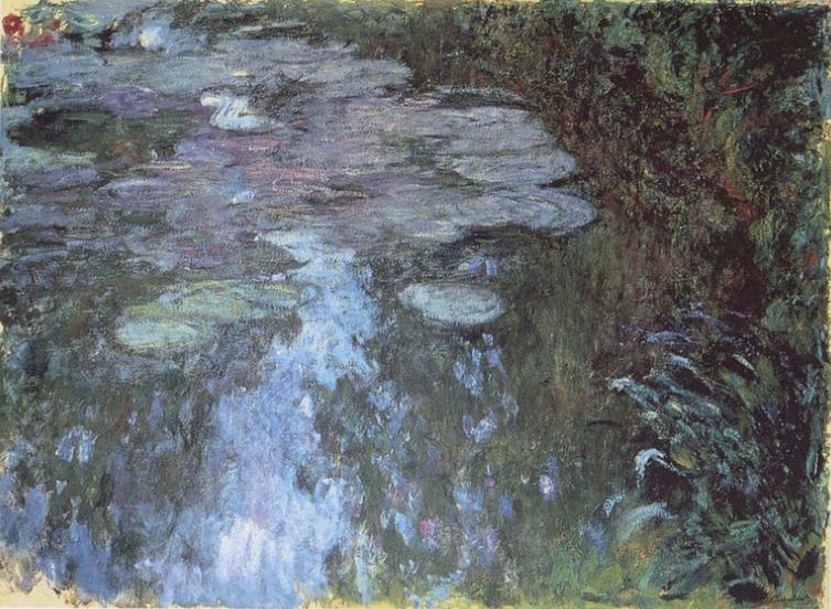 artistmonet's tweet photo. Water lilies - 1914/1917 #artbots #monet https://t.co/E4ZTejgAsf