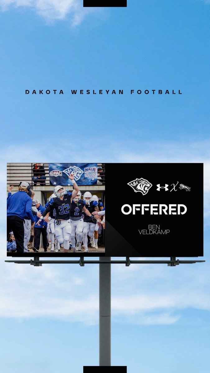 veldkampben18's tweet image. After an amazing game, and a talk with @Coach_Bernarde I’m blessed to have received my 6th offer to play college football at DWU!!!