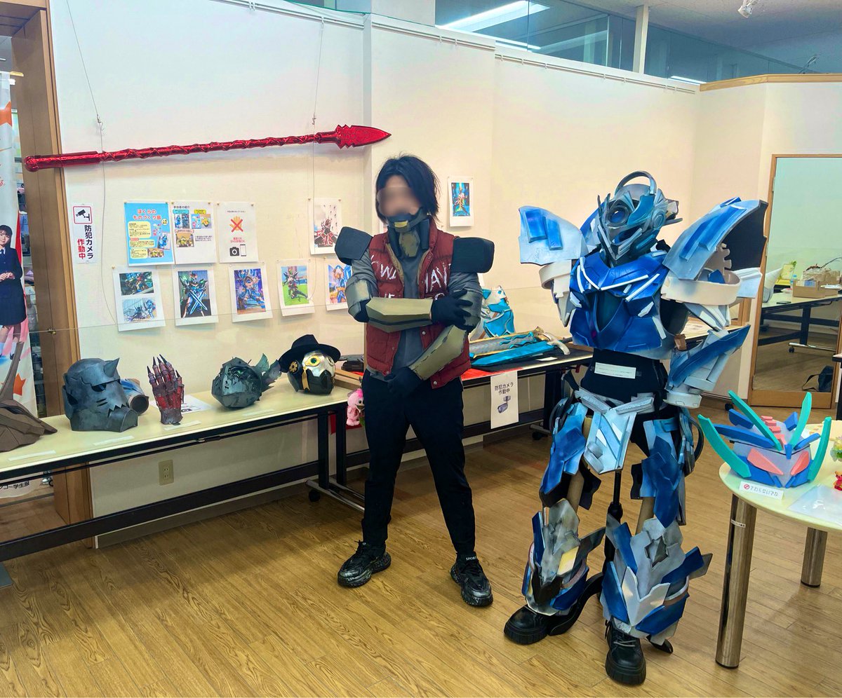 ただいま9/20(土)〜9/28(日)まで滑川市ショッピングセンターエールにてウナコススタッフの造形展示を行っております✨🙌
ぜひ足を運んでみてはいかがでしょうか⚔️
造形のアドバイスもいただけるかも…！？