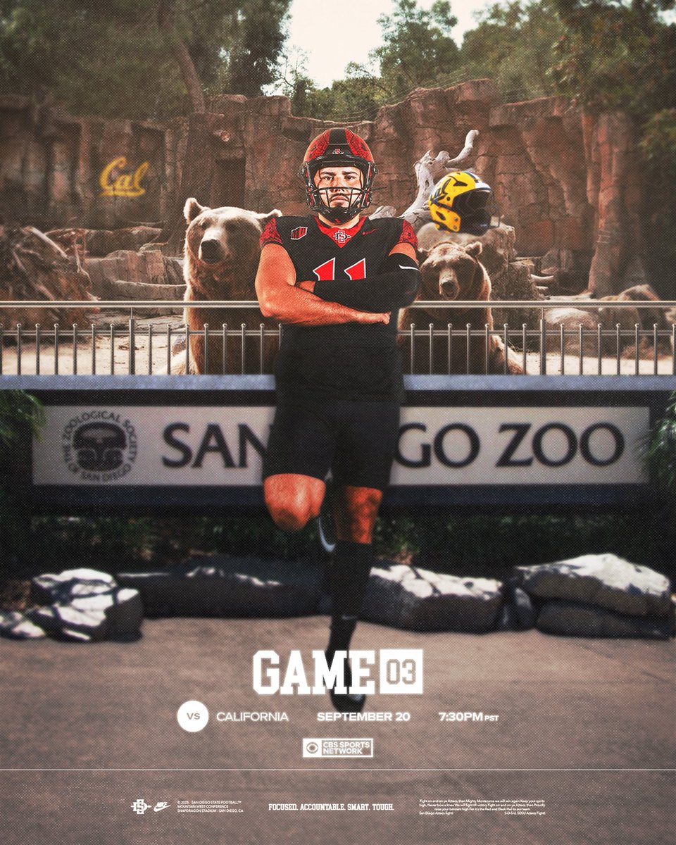 AztecFB's tweet image. Welcome to Aztec Territory.

#AztecFAST 🍢 x #BeTheA1pha 🐺 x #TheClimb 📈
