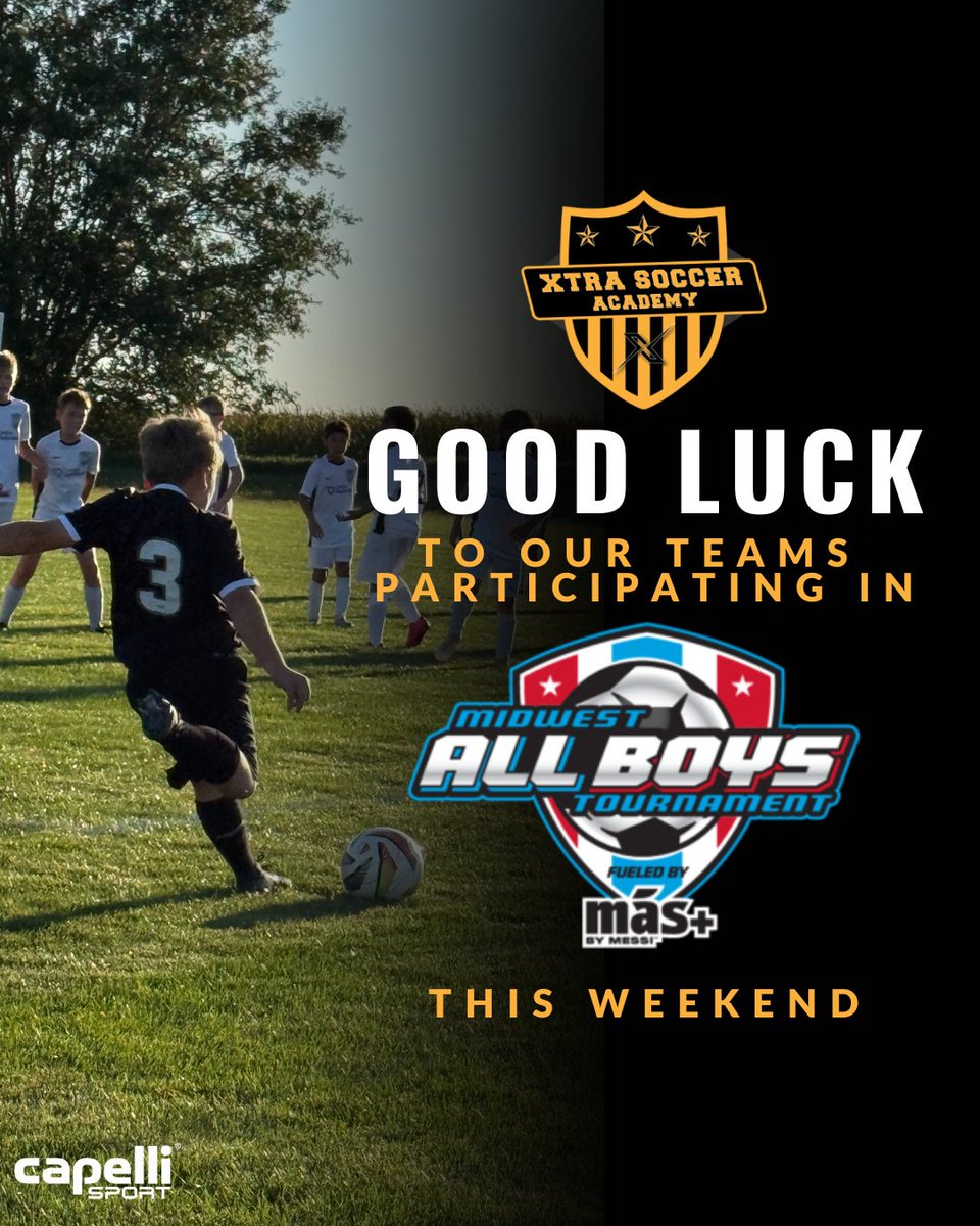 ⚽️ Good luck to our 2014 Boys Gold 1 &amp; Gold 2 teams as they head down to Kansas City this weekend for the Midwest All Boys Tournament!