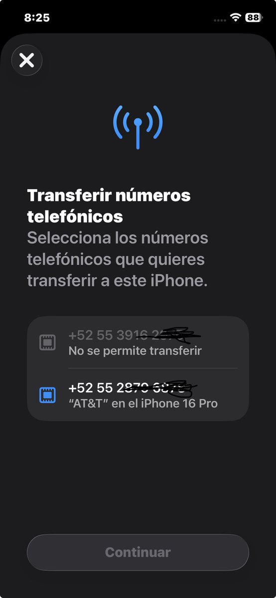 serprotec's tweet image. Si, tengo una eSIM @Telcel en mi cel y quiero transferir a otro celular, porque no deja. Dato curioso tengo una @ATTMx y si deja