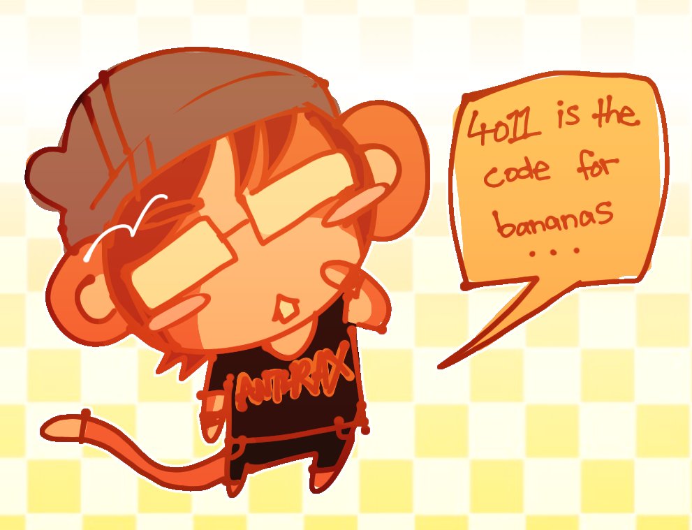 #mcr he remembers banana codes