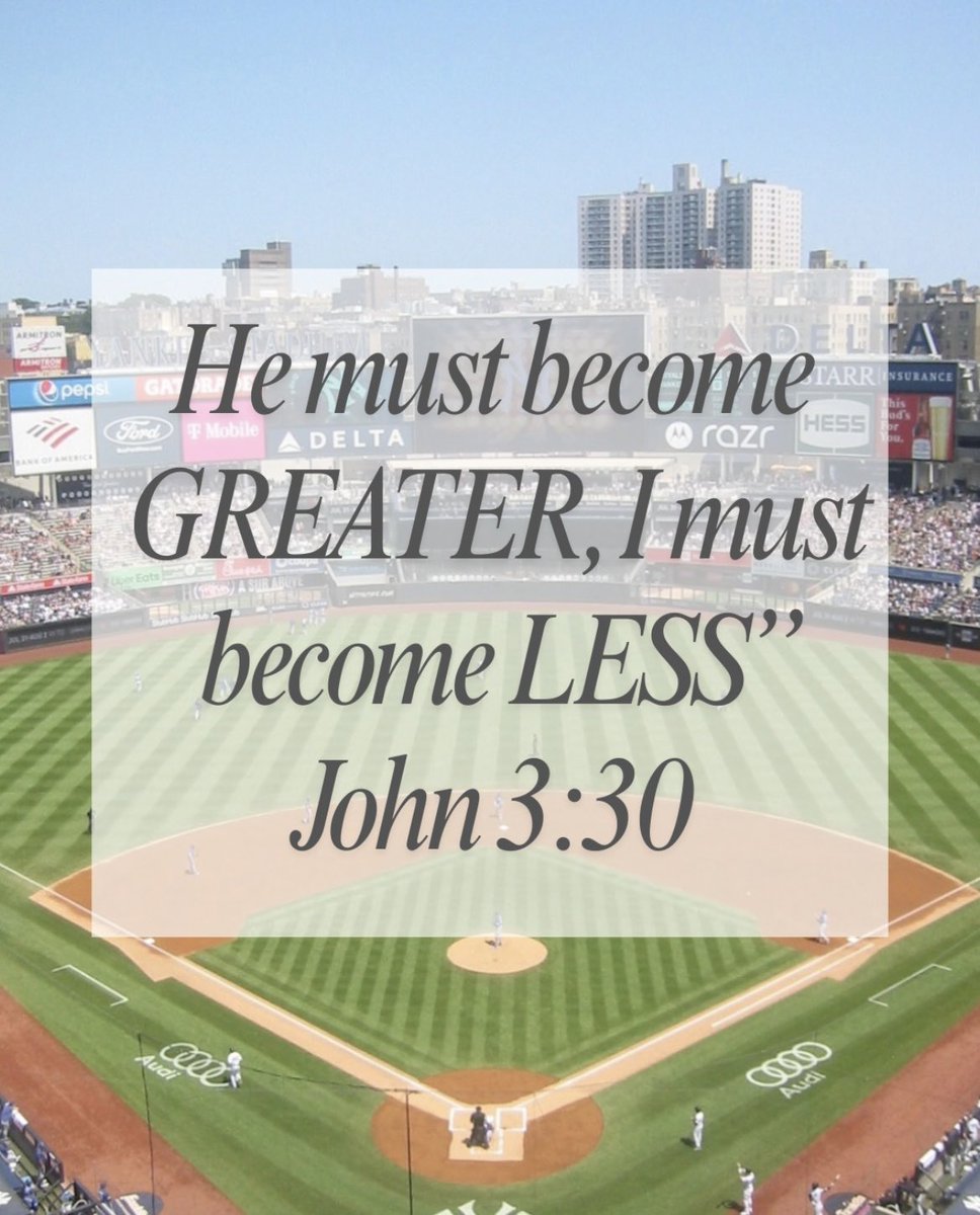 RunAfterHim's tweet photo. "He must become greater, I must become less" John 3:30

#SMTInnovatorsF25 #ChristianAthletes https://t.co/3sW96OHO33