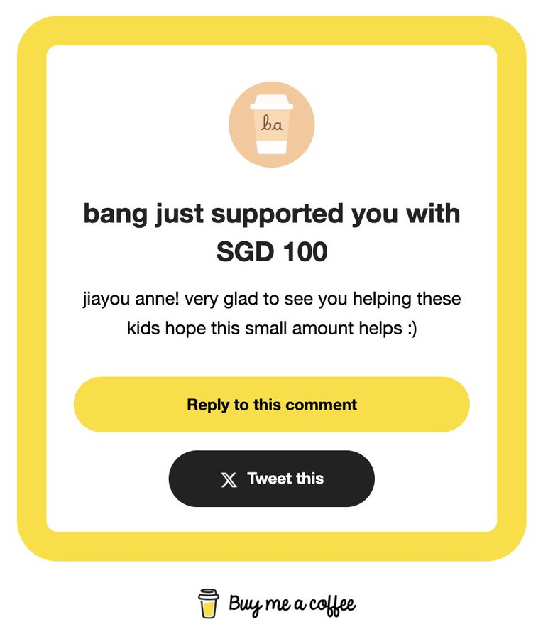 Thanks wow, first time getting from Buy Me A Coffee ❤️