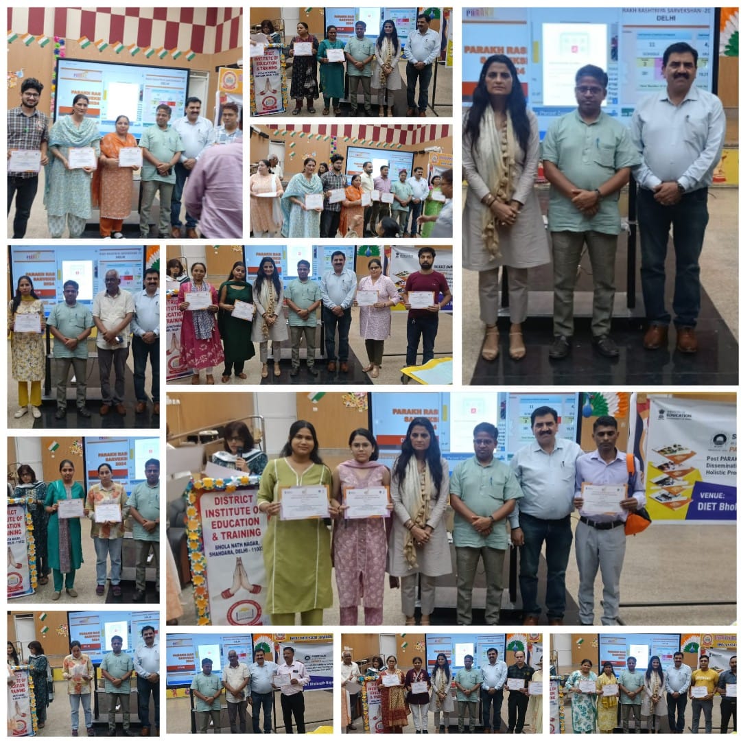 DietBhola's tweet image. Dissemination of Outcomes of #PARAKH Rashtriya Sarvekshan 2024 &amp;amp;  Workshop on #Holistic Progress Card successfully conducted @DIETBhola in collaboration with @parakh_ncert &amp;amp; @SCERT2021 for Primary Teachers under MCD.
@DrAnilTeotia2