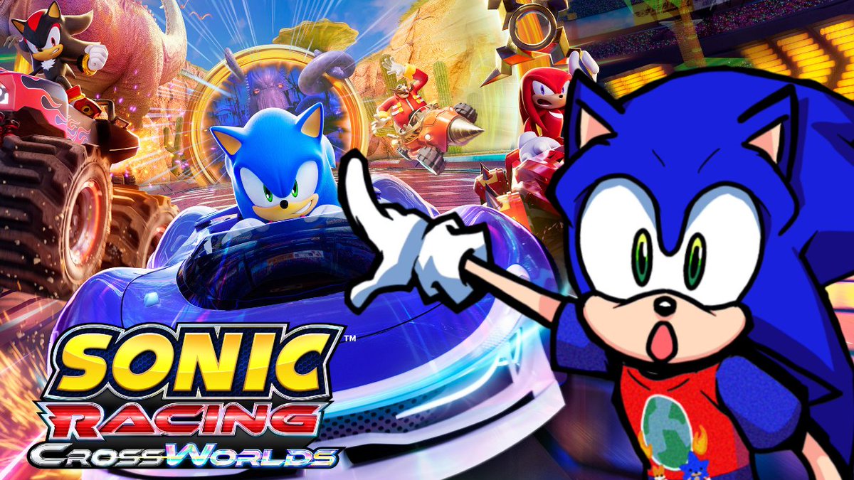 Pyro_128's tweet image. Hiya I'm not rewriting this tweet cause I fucked up the date the first time! 

We're playing some Sonic Racing on Saturday SEPTEMBER 27th at 1:00 PM (PT)

Anyone who tries to crush me with the monster truck item will be escorted out of the stream

Thanks you Brenden