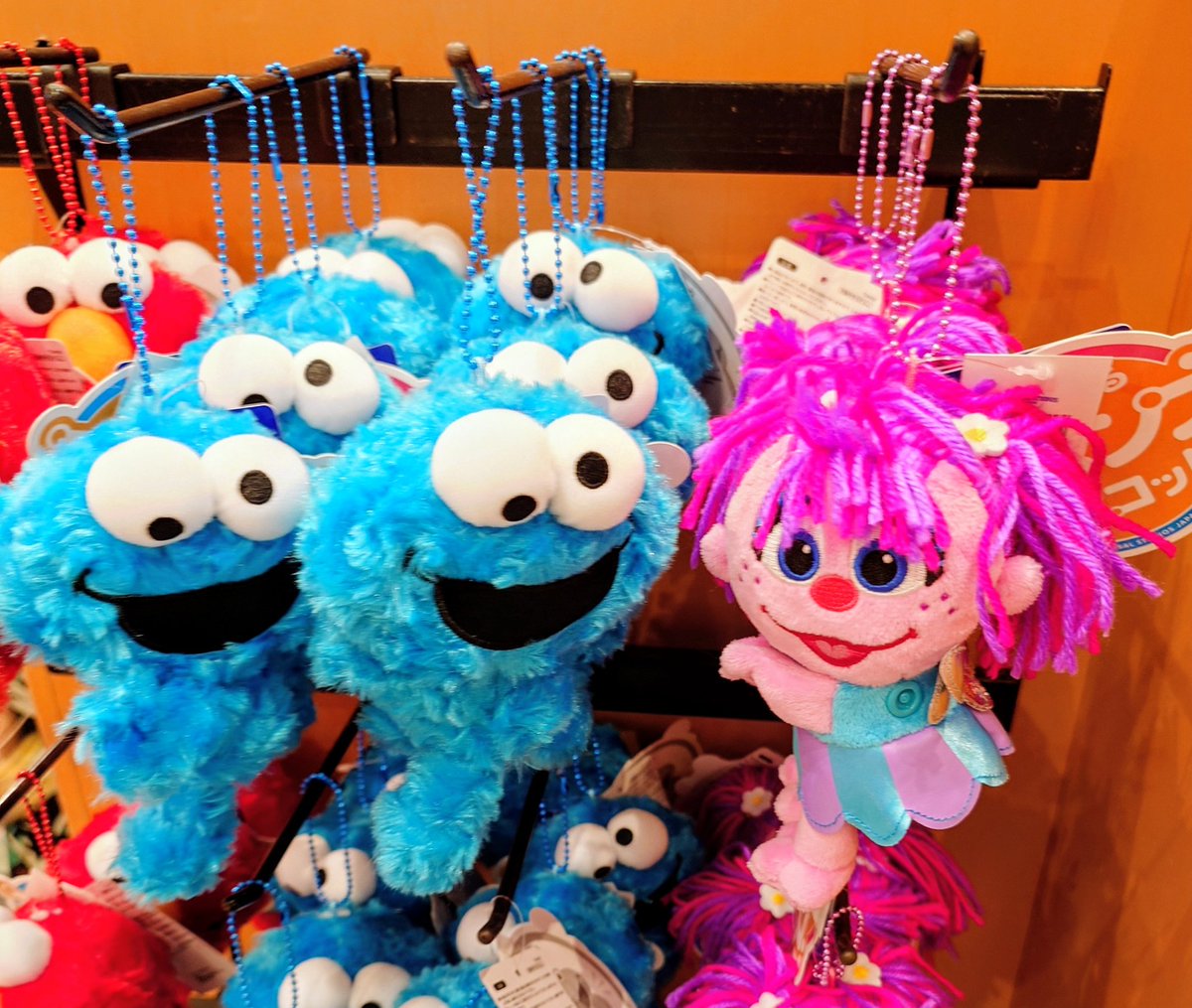 アビーちゃん💜がとても気になる様子のクッキー💙
かわいいからね🤗💕
#USJファン
#セサミストリート