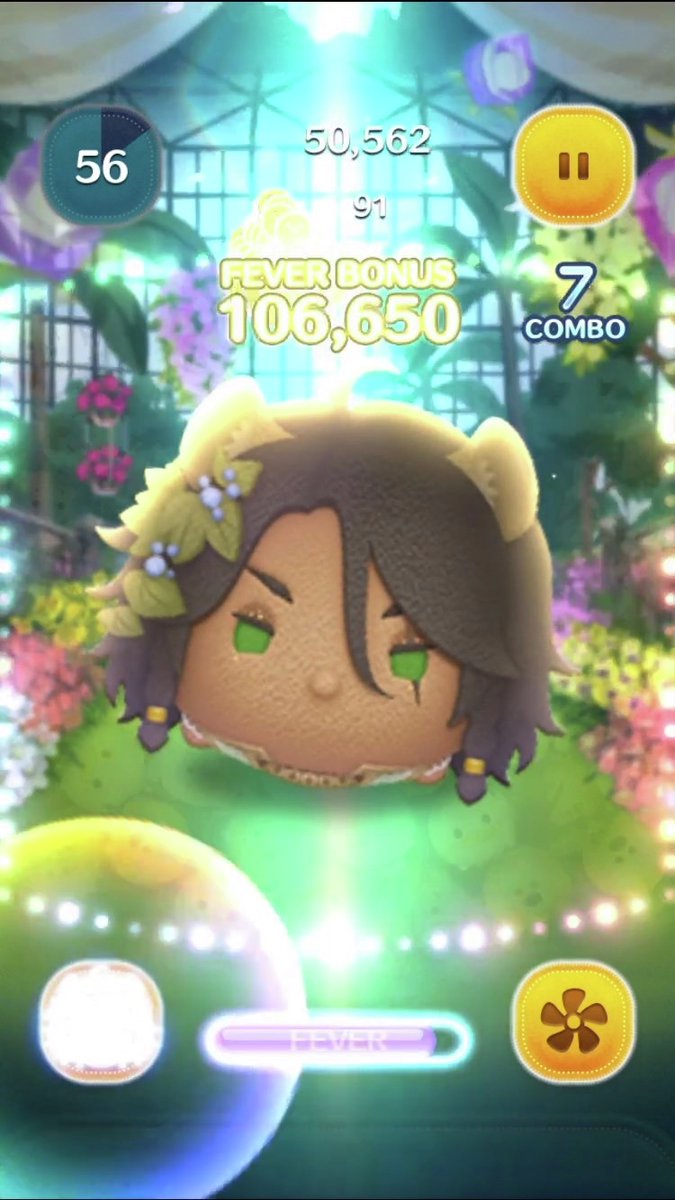 #ツイステ の期間限定イベント「フェアリーガラ ～春を呼ぶ妖精たちの祝祭～」の衣装を着用した、「ガラ・クチュール レオナ」ツムがセレクトBOXにボイス付きで登場中📣

雄々しくターンして、サークル＋縦ライン状にツムを消去します🦋
ボムに必要なチェーン数が1つ減る、おまけ効果付き💥