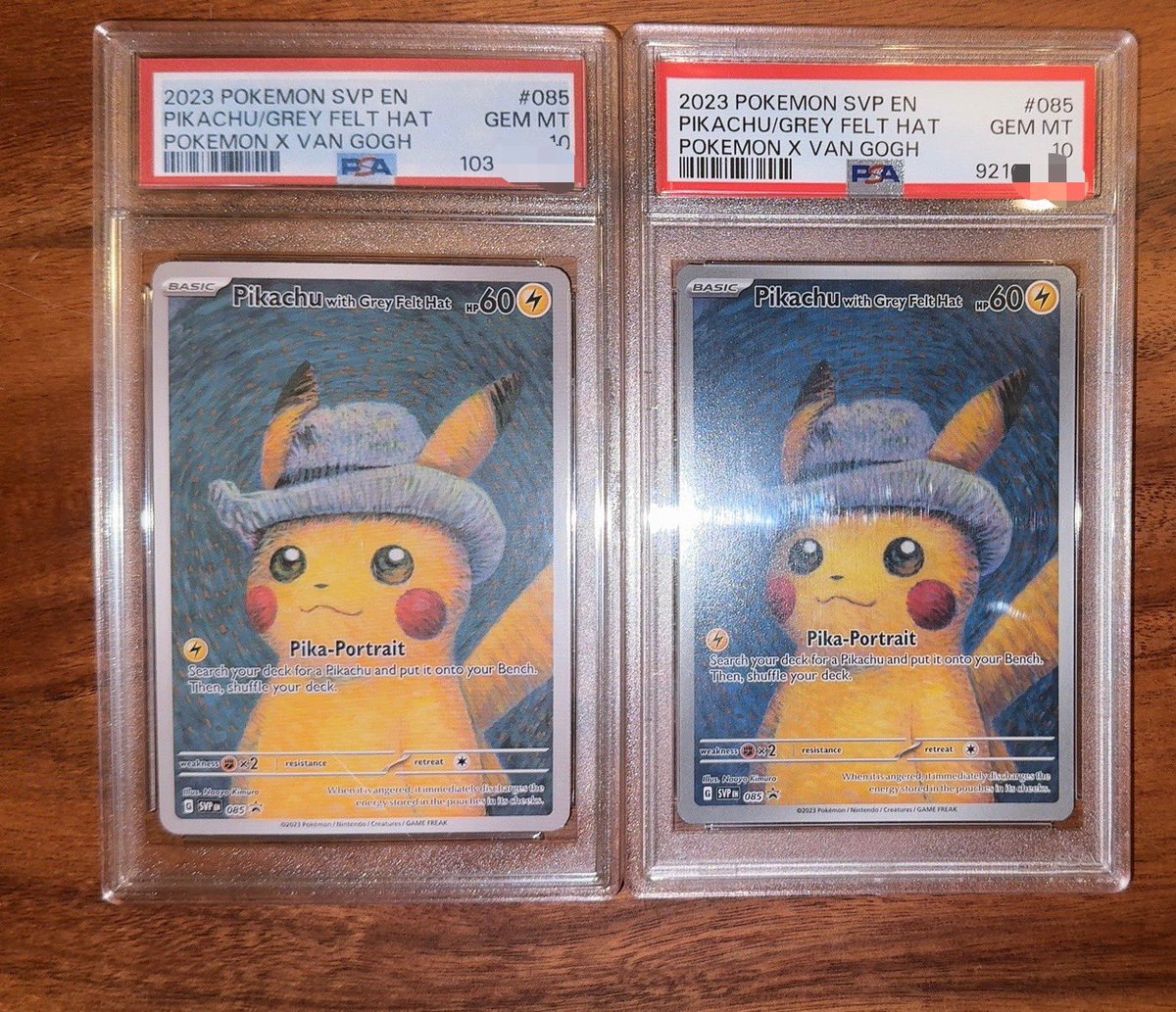 ゴッホピカチュウPSA10の偽物get☺️

こんなアホでも分かるクオリティならゴッホピカチュウは今後も安泰🚀

さ、これからまた上がるぞ☺️