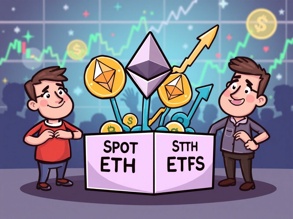 ItsBitcoinWorld's tweet image. The cryptocurrency world is buzzing with exciting news as Spot ETH ETFs continue to capture significant investor attention. #BlackRock #CryptoInflows #ETFs #ETHEREUM #MarketTrends
bitcoinworld.co.in/spot-eth-etfs-…