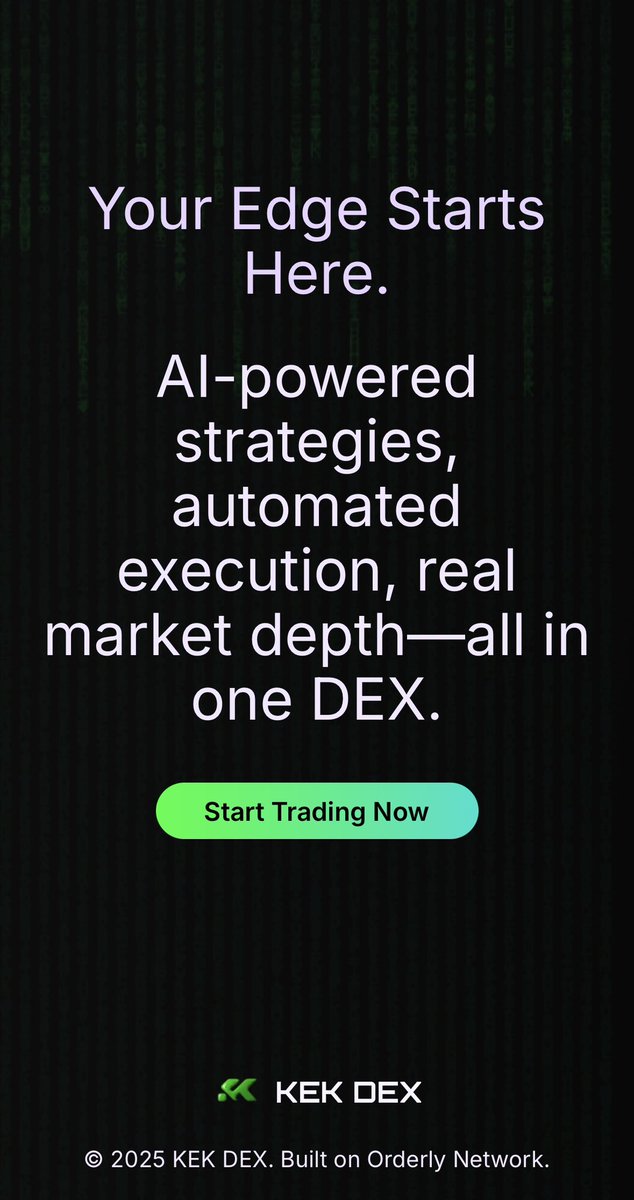 Why gamble when you can trade smart? #KEKDEX = AI strategies + risk management + real depth. 🚀