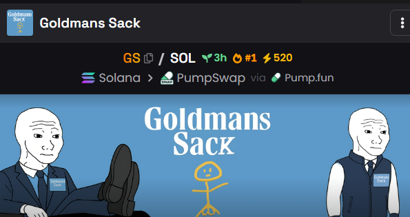 #1 on <a href="/dexscreener/">DEX Screener</a> ! we are early, coded for millions $GS