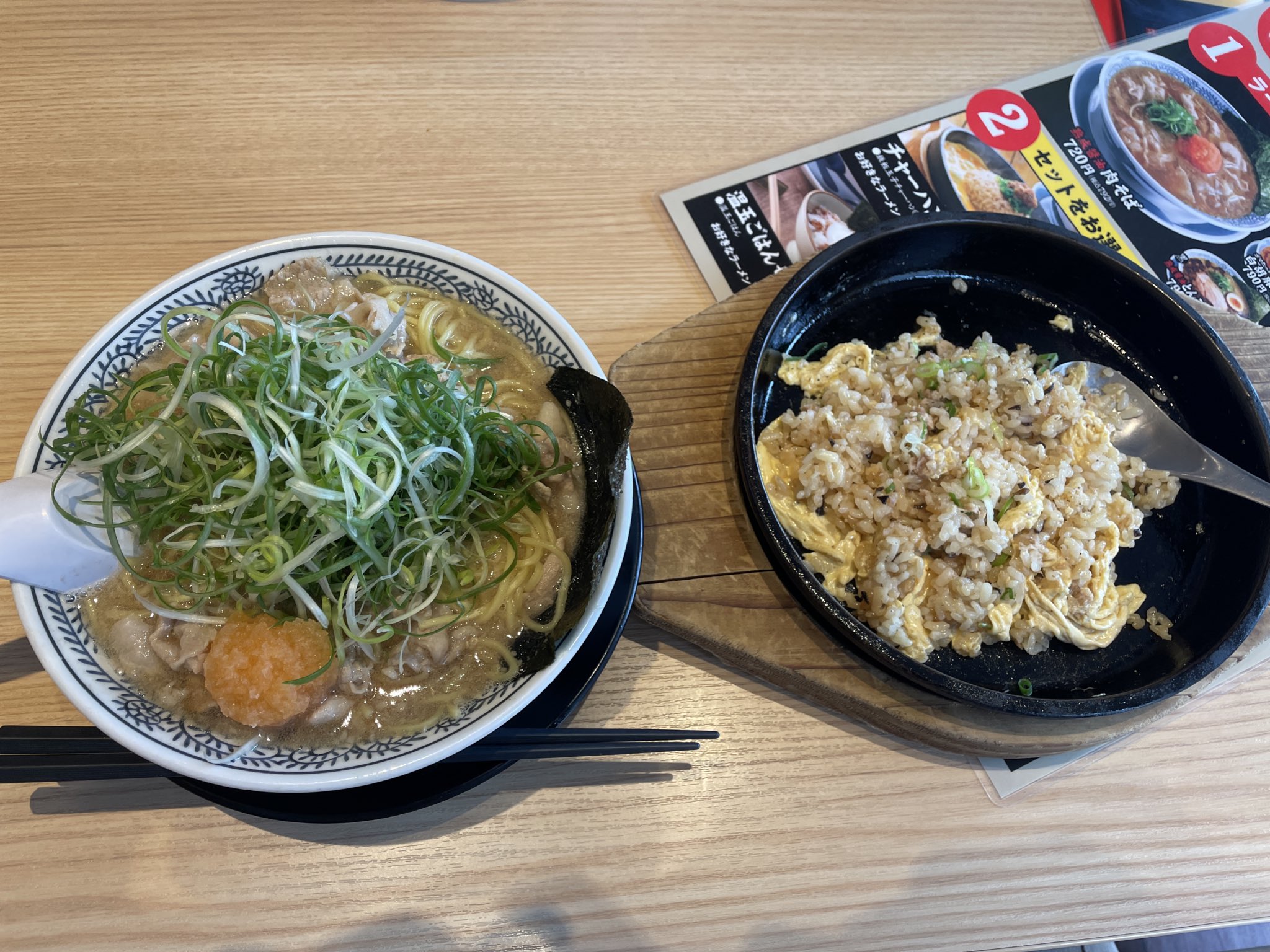 ラーメンとチャーハンのセット写真 ラーメン＋チャーハンセット(悟空軒)の口コミ一覧 | おいしい