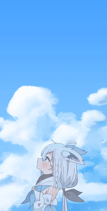 遠く 遠く 遠く僕らを 連れ去ってみてアイラ 壁紙ver. #絵フブキ