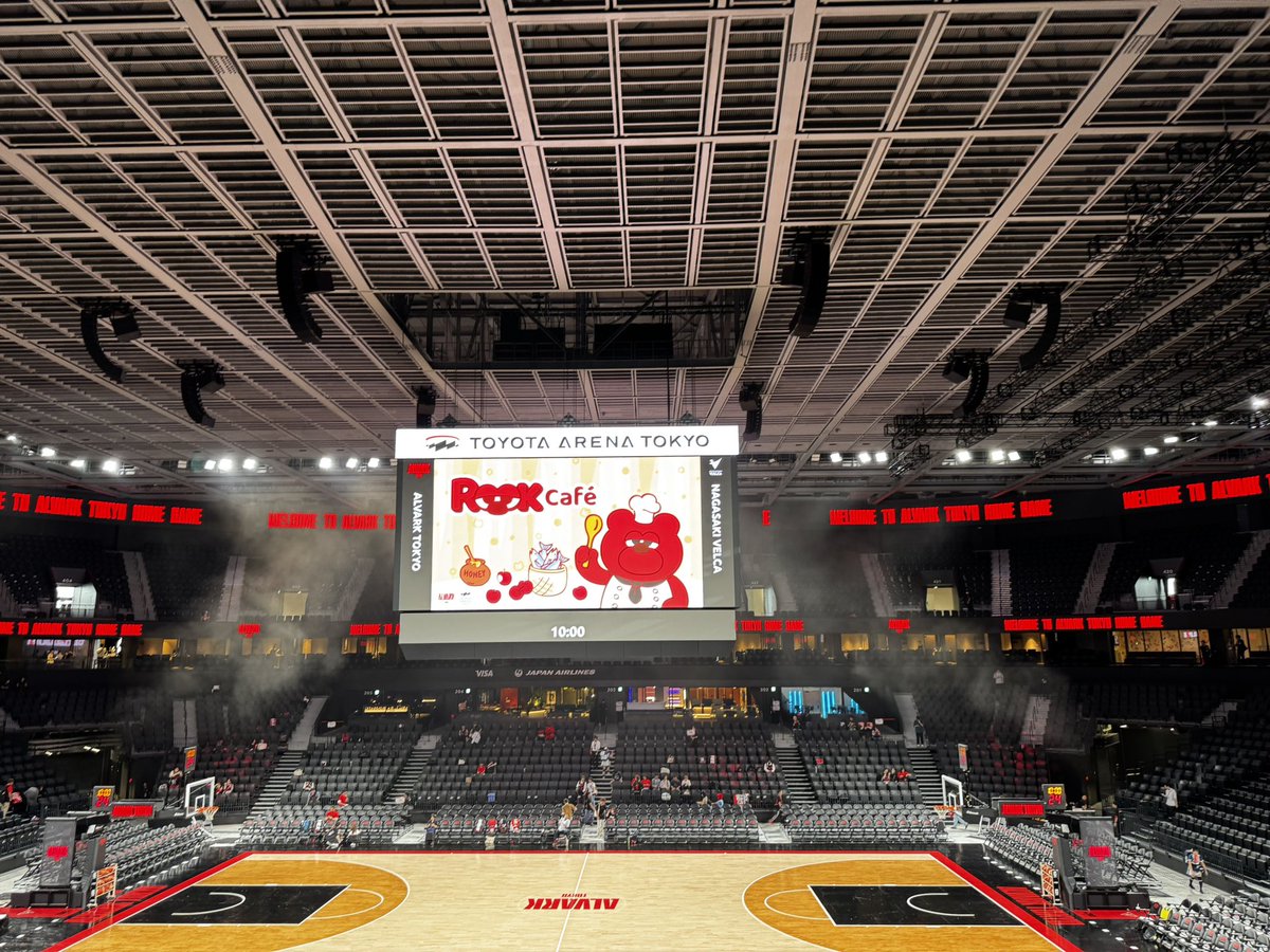 何から何まで感動。泣きそう。笑

#アルバルク東京 
#TOYOTAARENATOKYO