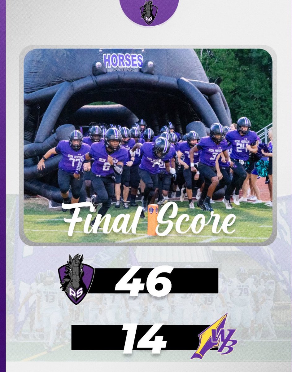 Final from “The Phil”! Horses end non region play at 3-2 with a dominating victory and head into the bye week! Region play up next! #W1nTheDay