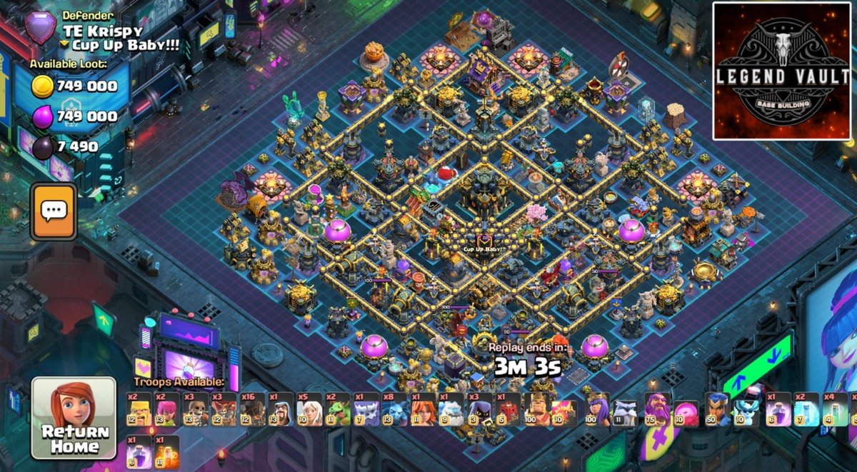yoyobuilder's tweet image. ♦️ TE KRispy :- link.clashofclans.com/en?action=Open…
Original Traps ✅️, higher rank🙌🏼