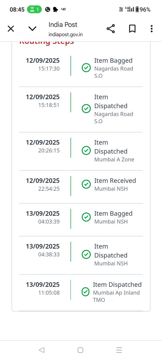 <a href="/IndiaPostOffice/">India Post</a> <a href="/hppostalcircle/">HIMACHAL PRADESH POSTAL CIRCLE</a> <a href="/narendramodi/">Narendra Modi</a> <a href="/AshwiniVaishnaw/">Ashwini Vaishnaw</a>   very bad service ..for courier takes 10 to 15 days. It's useless service. There is no status. I am asking my courier status from last 5 days. No answer.