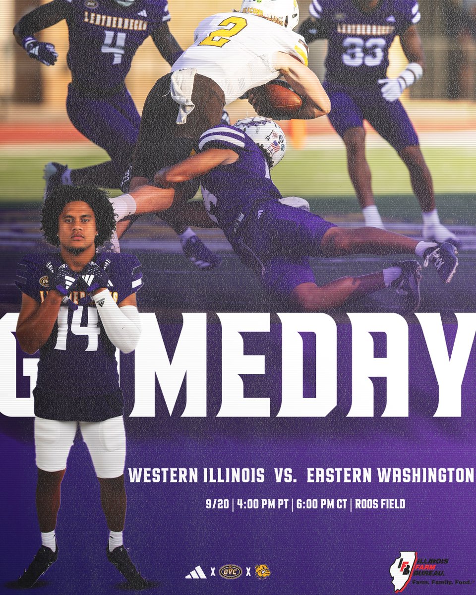 From Macomb to Cheney ➡️ Week 4 showdown at Eastern Washington!

🆚 Eastern Washington
⏰6:00 P.M. CT | 4:00 P.M. PT
📍Cheney, WA
🏟️ Roos Field
📺tinyurl.com/4273kd9p
📻tinyurl.com/4vnv2uuz
📊tinyurl.com/5t52rubs

#GoNecks| #OneGoal | #ECI