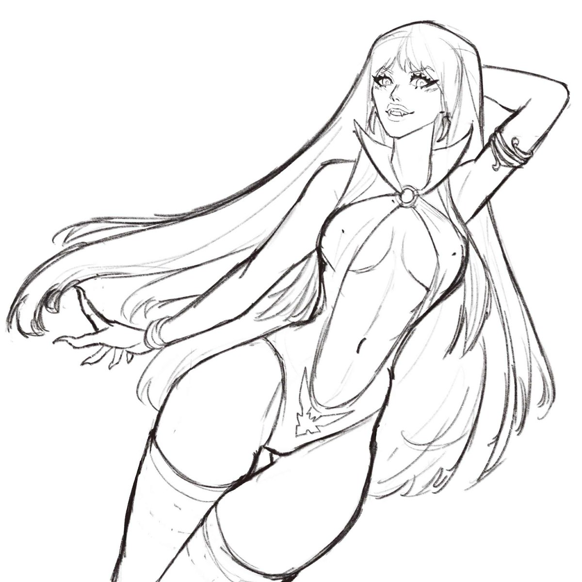 Vampirella Sketch
#pinup