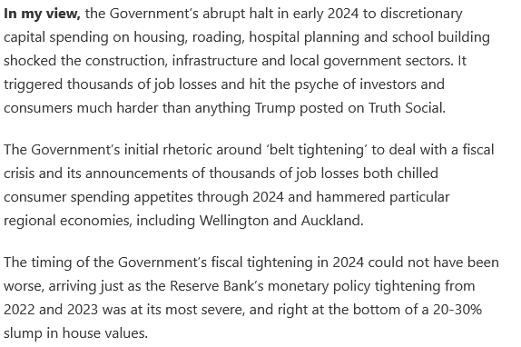 Bernard Hickey's view. The Kaka is well worth subscribing to.
I think he's right and if the govt had continued with Labour's direction we wouldn't be in this mess.