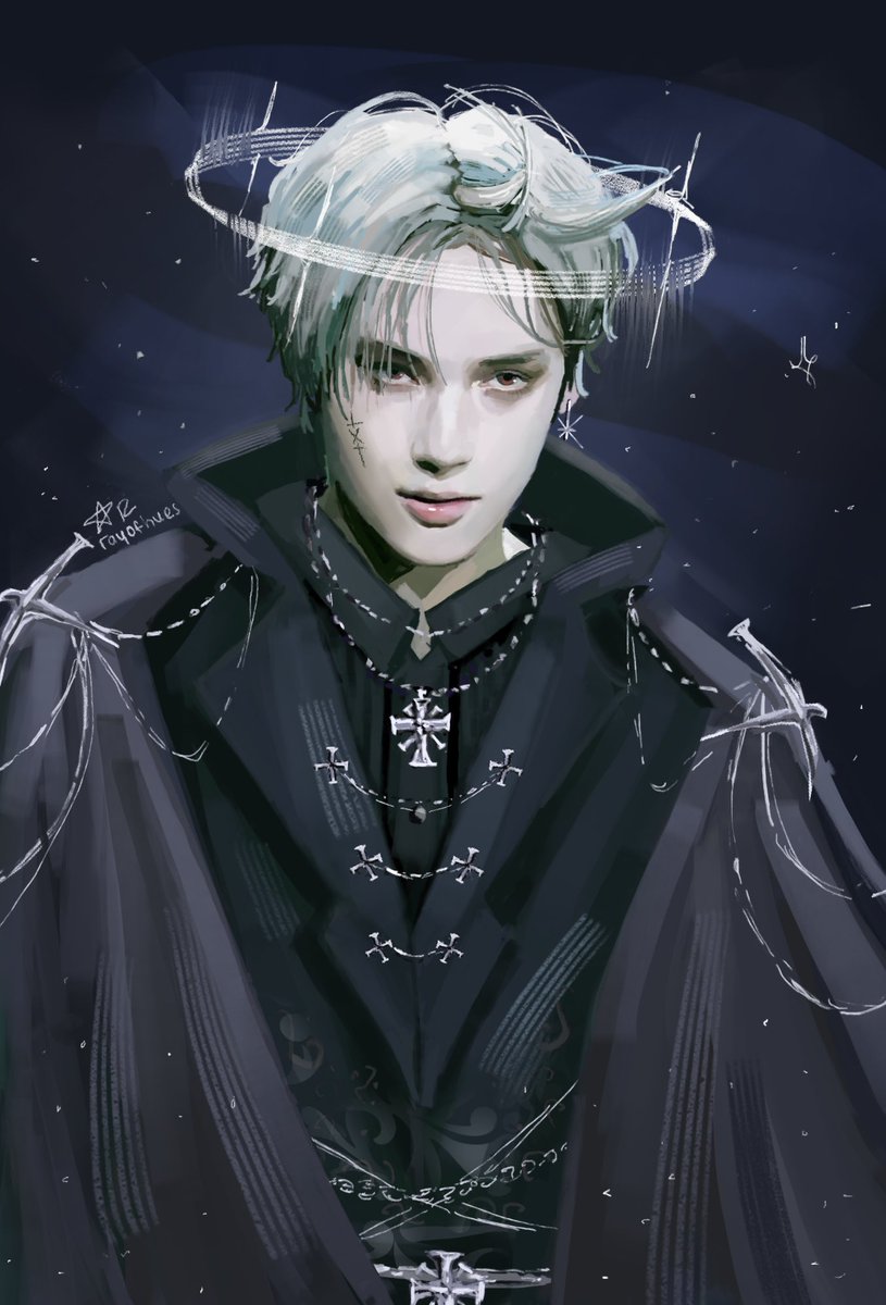 rayofhues's tweet photo. Since hueningkai is associated with being an angel..i thought why not reimagine him as the opposite soo i drew him as a fallen angel

1/5

#투모로우바이투게더 #TOMORROW_X_TOGETHER #TXT 
#HUENINGKAI #휴닝카이 #ヒュニンカイ #TXTfanart @TXT_bighit @TXT_members https://t.co/zfrINJauXP