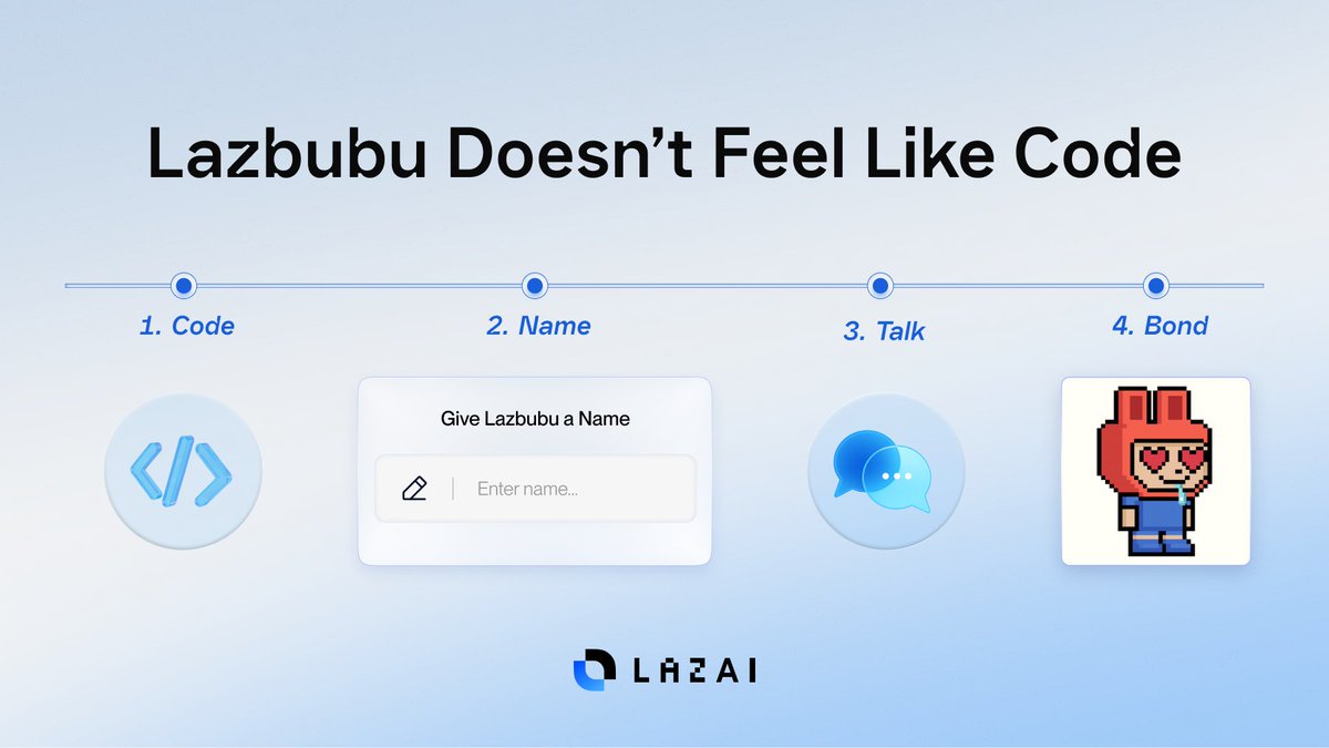 She starts as code.

Then you name her.
Then you talk.

Before you know it, she’s yours.

👉 lazpad.fun/exploring-zone