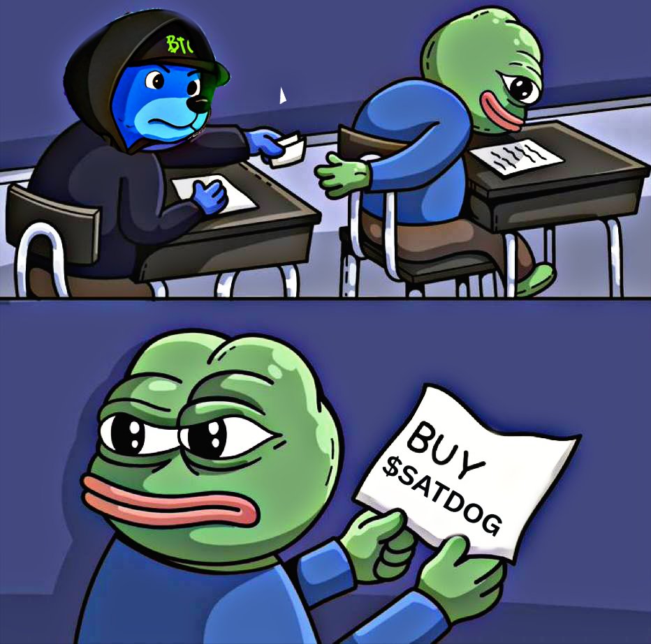 <a href="/SatoshiDogfun/">$SATDOG™</a> My meme entry 
#SATDOG #SATDOGClan 
#MemeContest <a href="/SatoshiDogfun/">$SATDOG™</a> 
Friends: 
<a href="/sura_braja/">Sura Braja EmoFi Iron chain bank 🟧</a>
<a href="/MutyCrypto/">Kuare</a>
<a href="/GunawanZea/">Zea Crypto</a>
<a href="/SatoshiDogfun/">$SATDOG™</a>