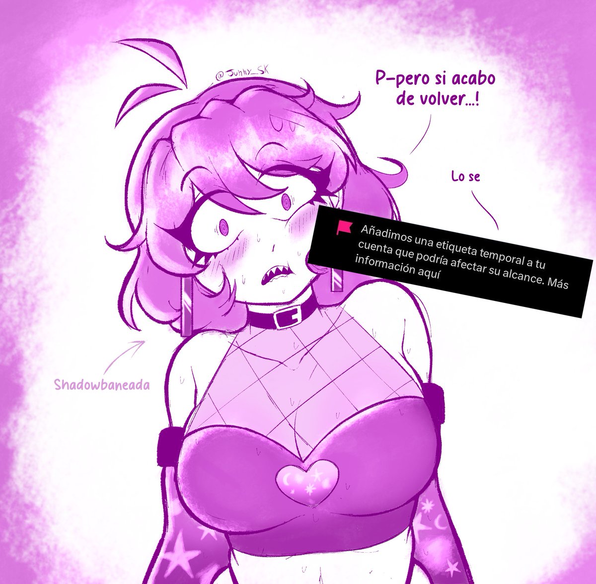 Pobresita, el algoritmo se desquita con ella jdsjd
Nosotros te seguiremos apoyando aun asi 💖

#drawing #ArtistOnTwitter #sketch