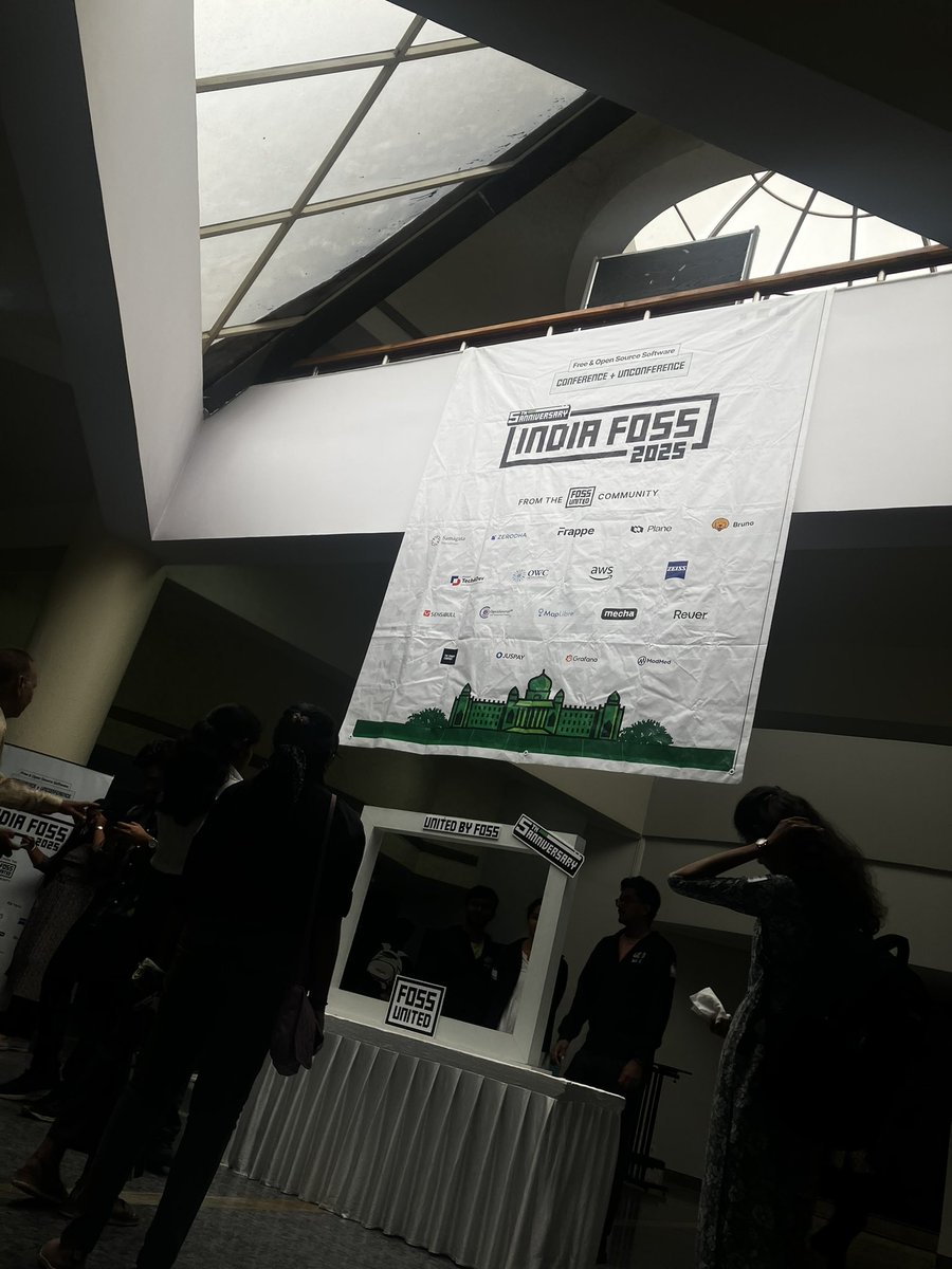 FOSSUnited's tweet image. goodmorning #indiafoss 2025