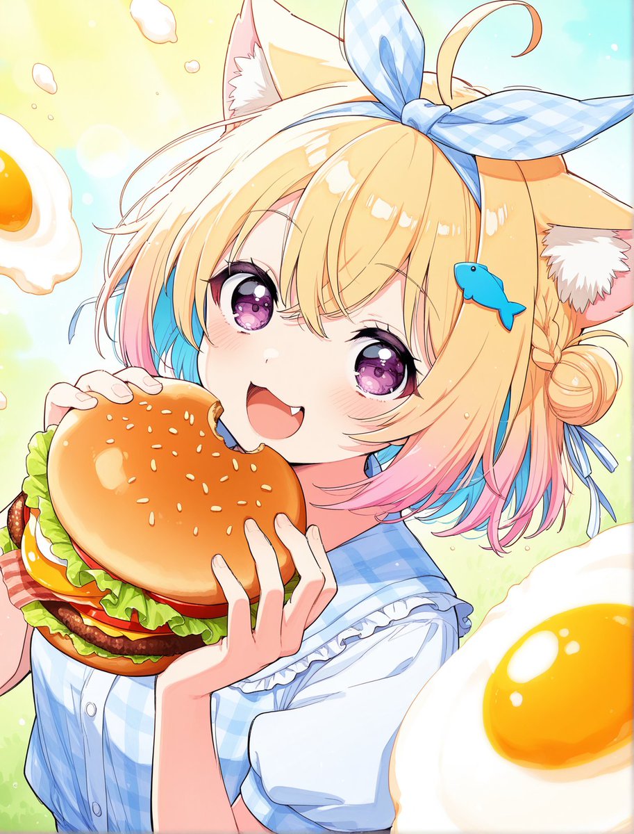 お昼はたべ美にしました🌟
通常メニューは10時半からなんですね💦
ちょっと早かったので10分ほど待ちました✨
#AIイラスト #言乃葉りずむ