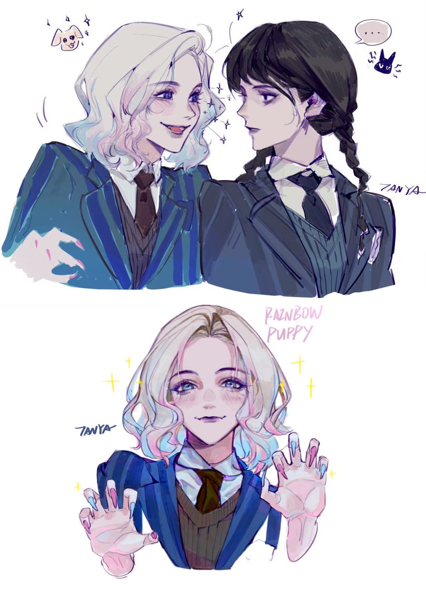 补完第二季翻出2023年前画的w