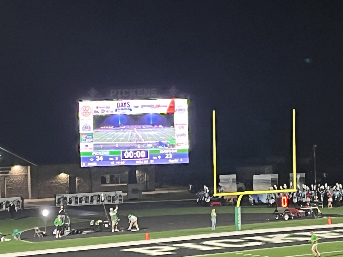 Hard fought region 6AAA win tonight in Jasper! Our Dragons prevail 34-23 over Dawson at Homecoming to improve to 5-0! Next up next Friday - MASSIVE home region matchup with undefeated North Hall! #PickensFootball #DragonNation #FridayNightLights